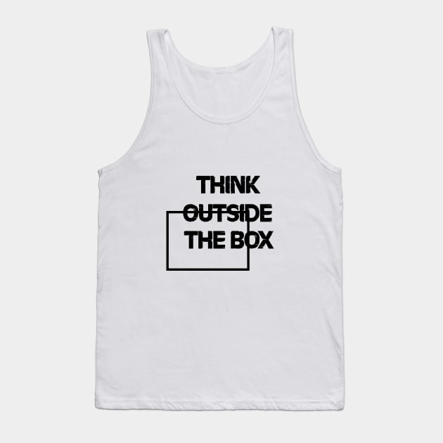 Think outside the box Tank Top by Clathrus